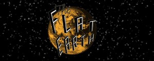 The Flat Earth Wide Space Logo