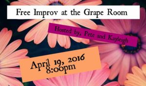 Grape Room April 19th
